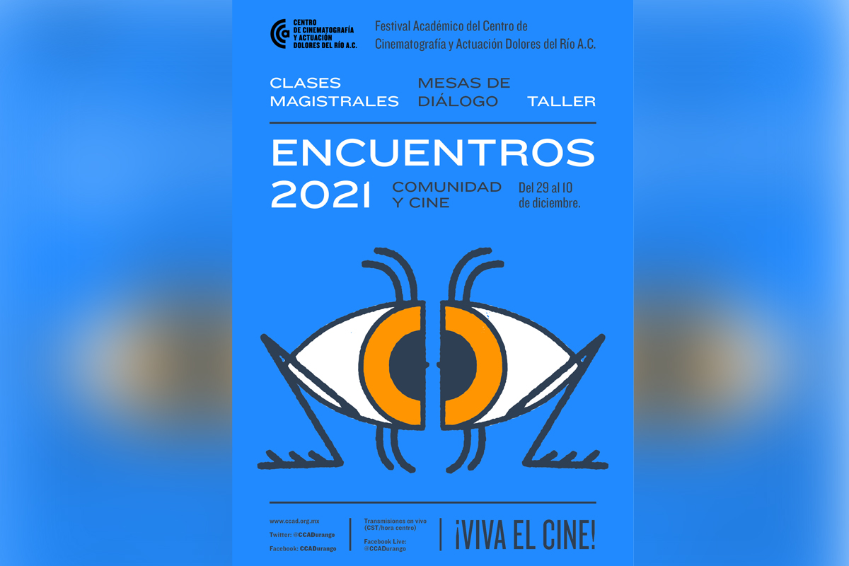 Cartel del festival académico del Centro de Cinematografía y Actuación Dolores del Río. (cortesía)
