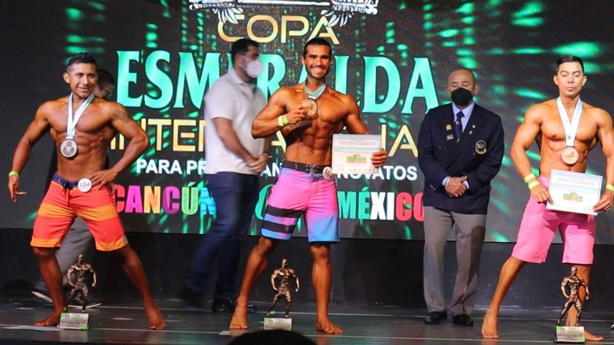 Elías Martínez Salas de Tampico salió campeón en torneo de Fisicoculturismo.