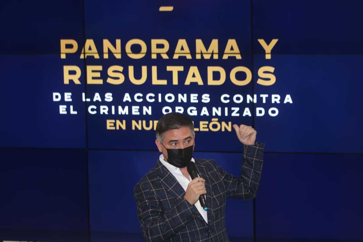 Nuevo León presume detenciones y decomisos contra crimen organizado. Foto: Leonel Rocha.