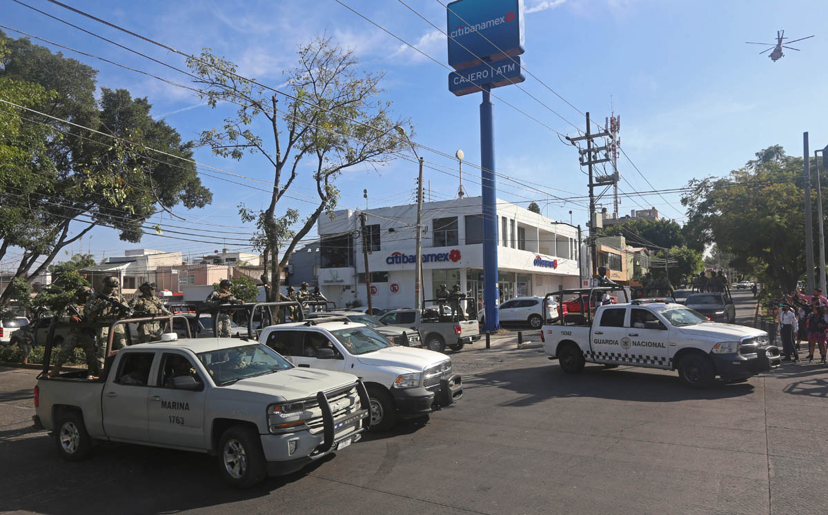 Marina realizó un operativo en la colonia Jardines Alcalde de Guadalajara (Fernando Carranza)