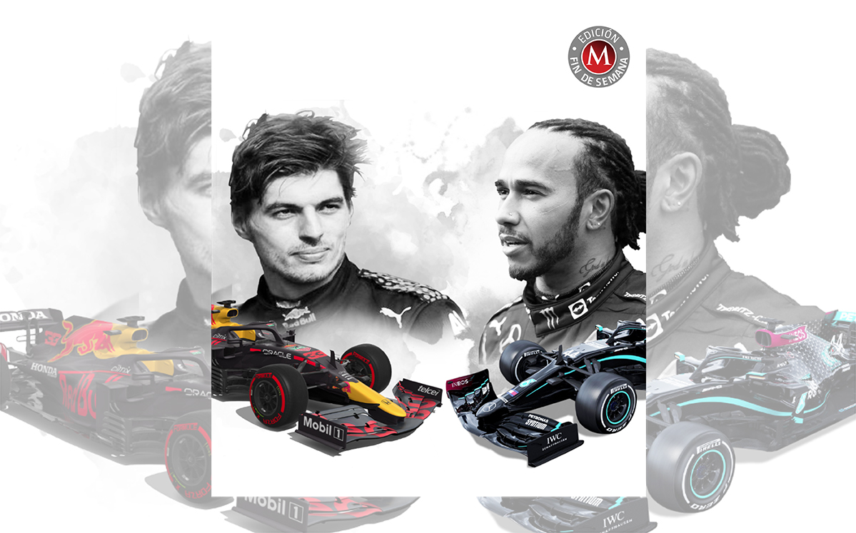 Max Verstappen y Lewis Hamilton, por la última recta en la temporada de la Fórmula 1