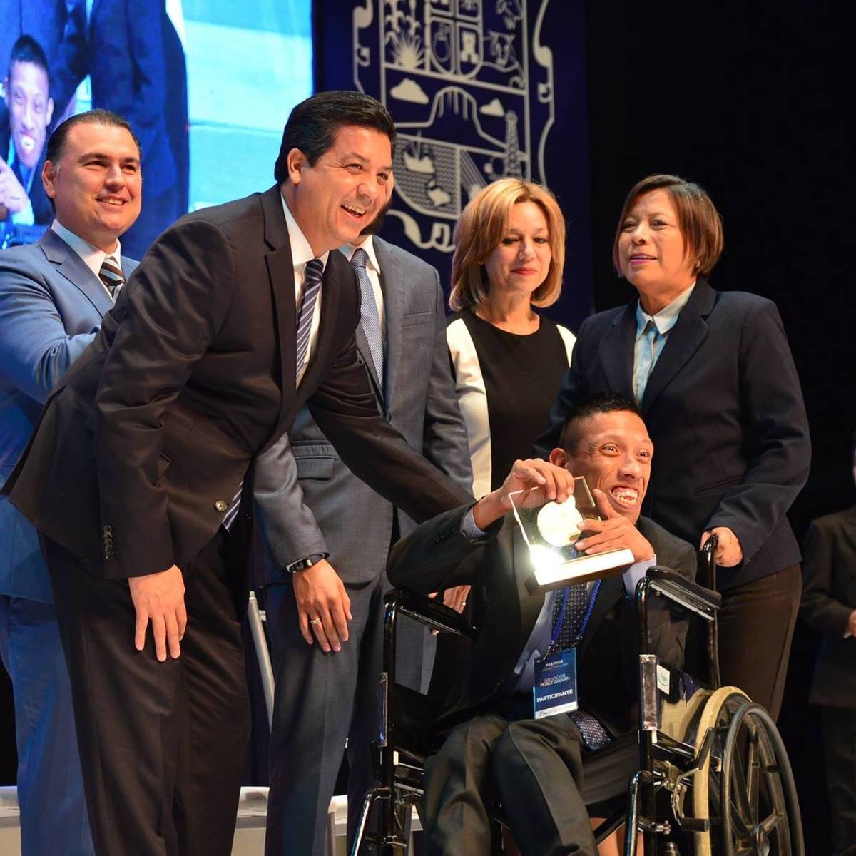 Salvador Pérez Galván, joven con discapacidad destacado en Tamaulipas