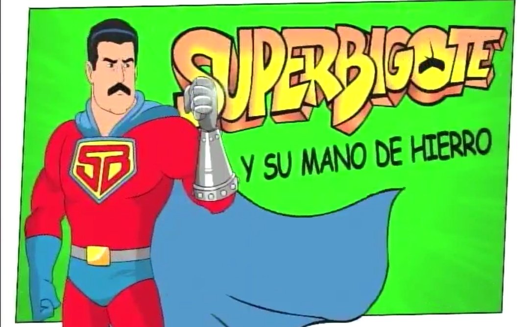 Súper Bigote | Foto/ twitter @_MichaelHeat
