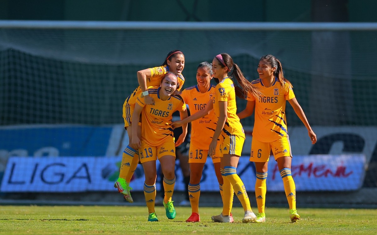 Tigres Femenil golea a Cruz Azul en el inicio de la Liguilla (Imago7)
