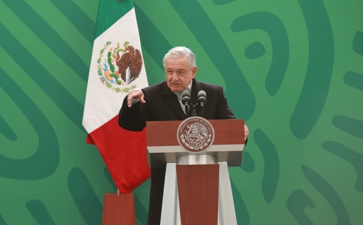 AMLO dio una conferencia de prensa desde la 22 Zona Militar en Edomex. | Juan Carlos Bautista