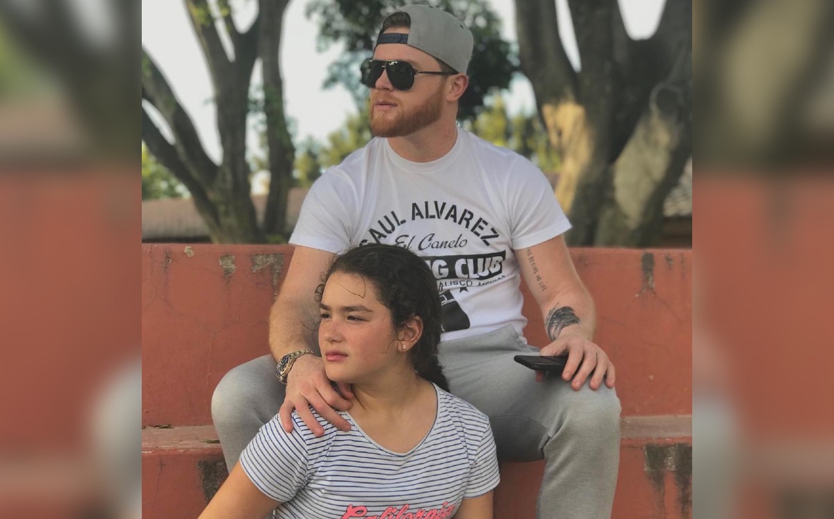 Canelo Álvarez junto a su hija Emily (Instagram @canelo)