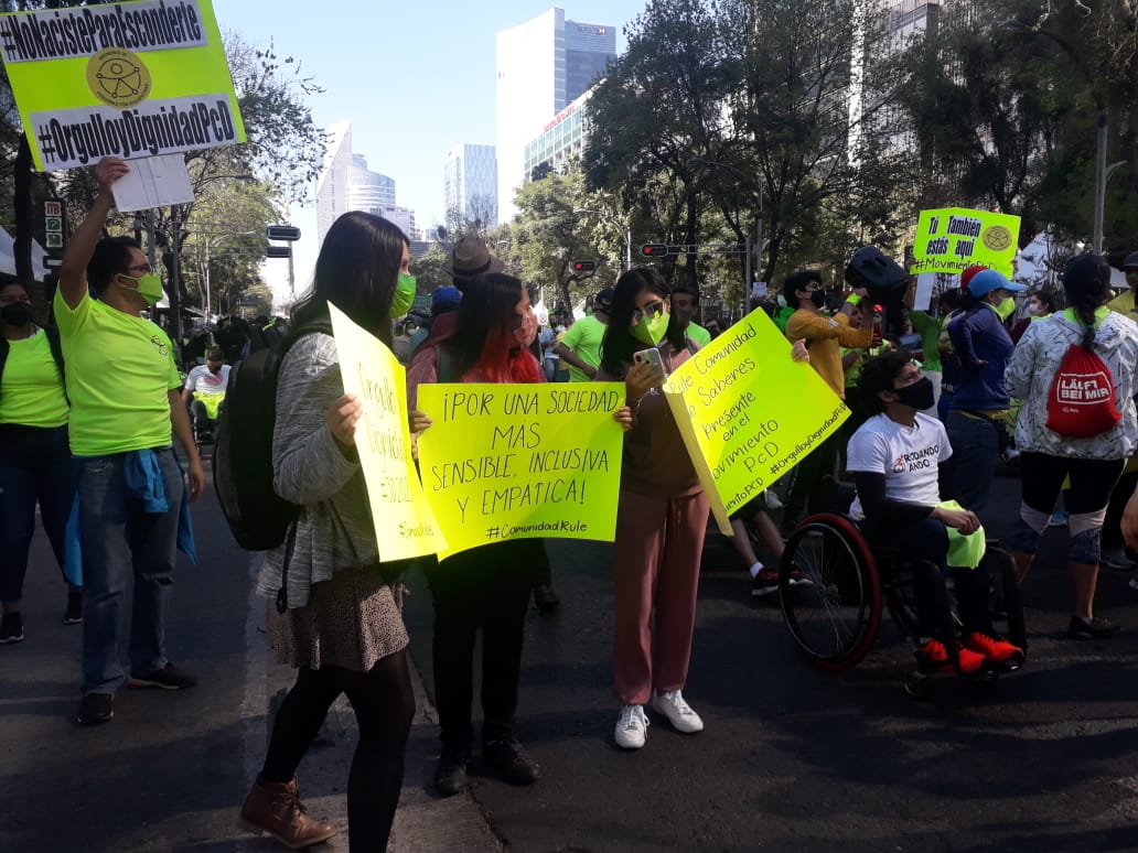 Marcha en la Ciudad de México. (Sandra Rojas)