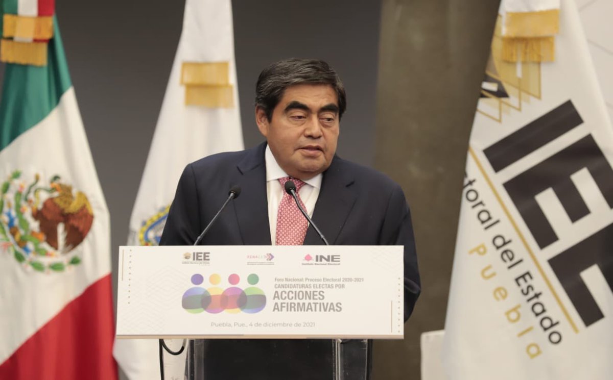 Miguel Barbosa, gobernador de Puebla | Especial