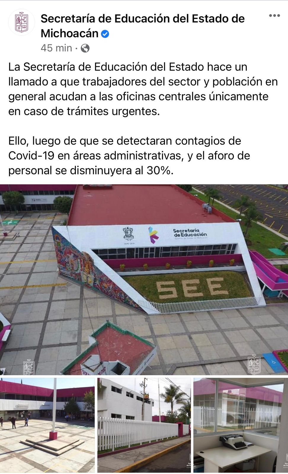 Publicación de la SEE.