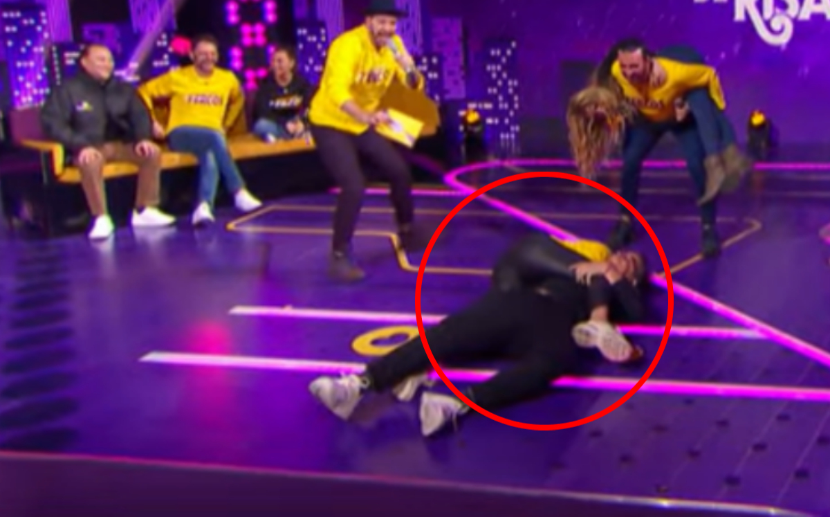 Sufren aparatosa caída en Teletón 2021 (Especial).