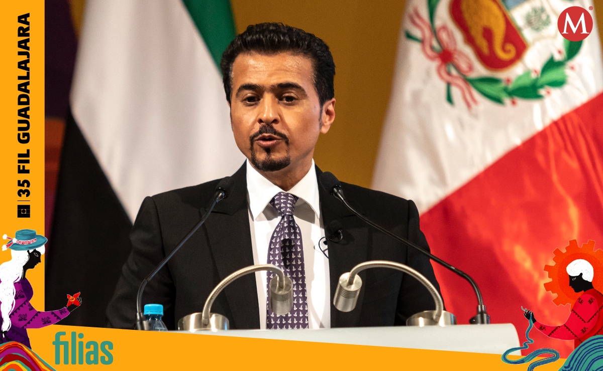 Ahmed Al Amri, presidente de Sharjah Book Authority. (Foto: Natalia Fregoso | FIL Guadalajara)