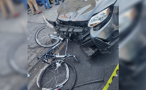 Ciclistas fueron atropellados en Calzada de Tlalpan | Especial