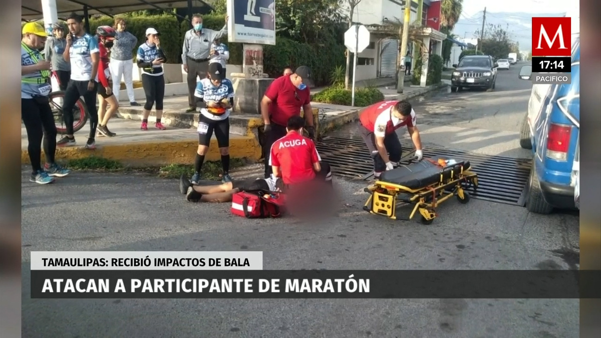 Hombre que competía en maratón fue atacado a balazos en Cd Victoria