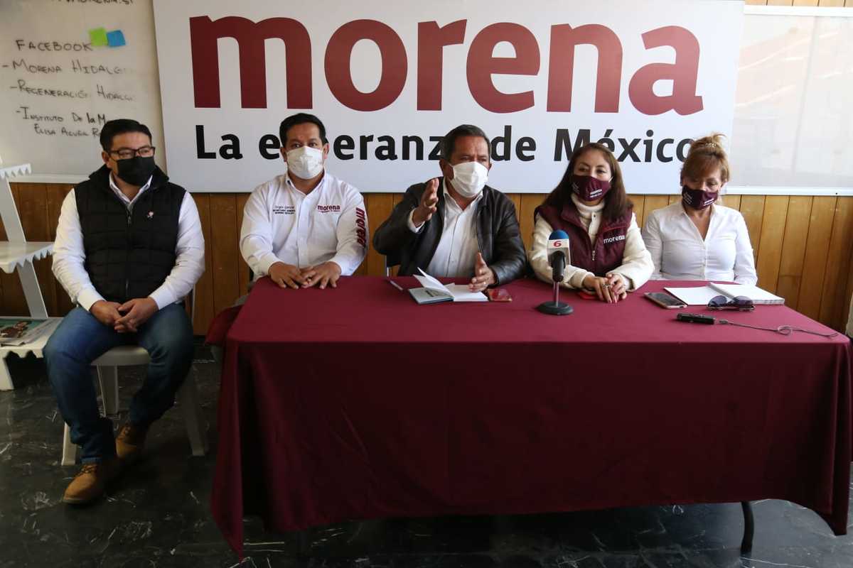 Andrés Caballero Cerón, presidente del Consejo Estatal de Morena. (Jorge Sánchez)