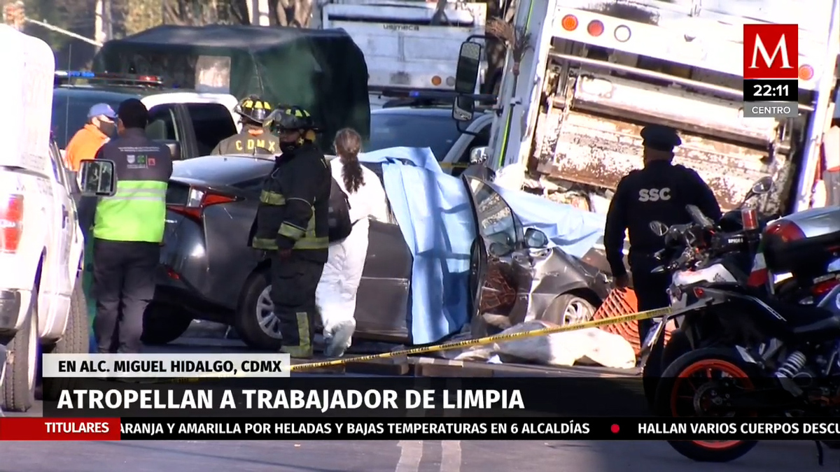 Conductor ebrio chocó contra camión recolector de limpia