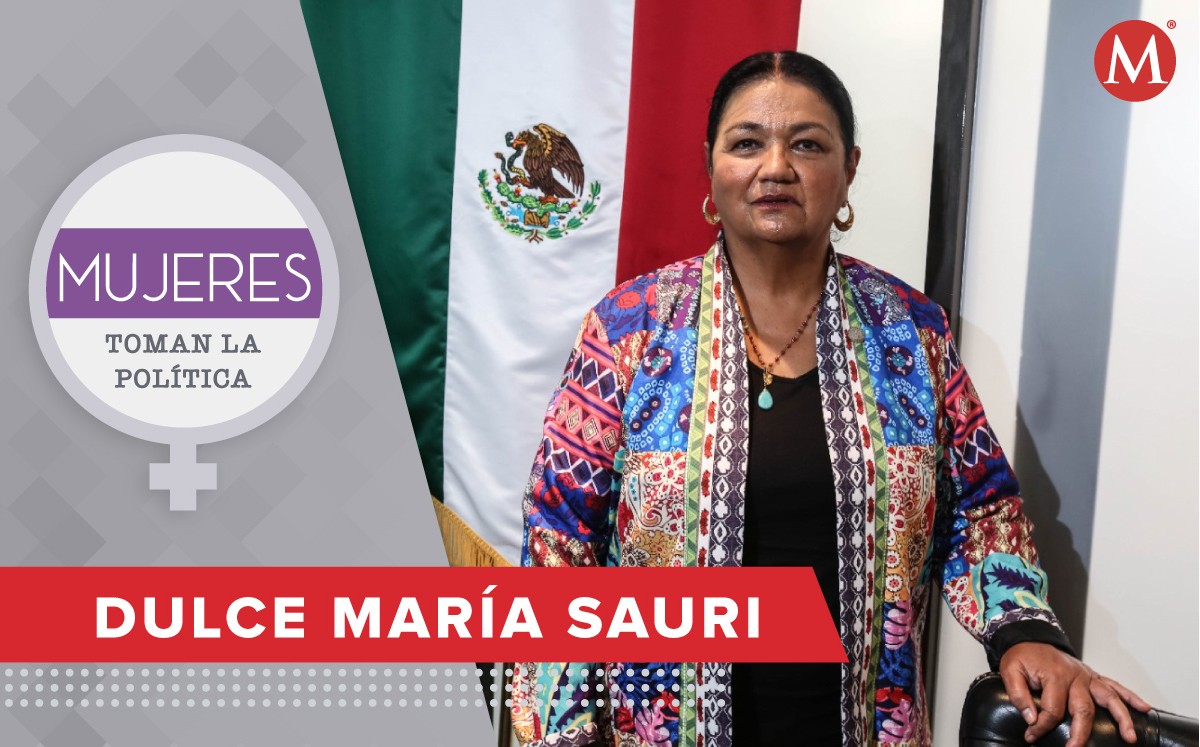 Dulce María Sauri fue gobernadora de Yucatán y presidenta de la Cámara de Diputados. | Octavio Hoyos /Diseño: Margarita Salmorán