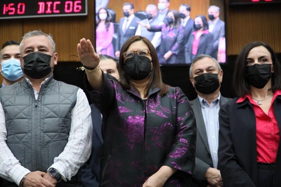 Fátima Guerrero González, rindió protesta como Magistrada del Poder Judicial del Estado de Nuevo León. Foto: Especial