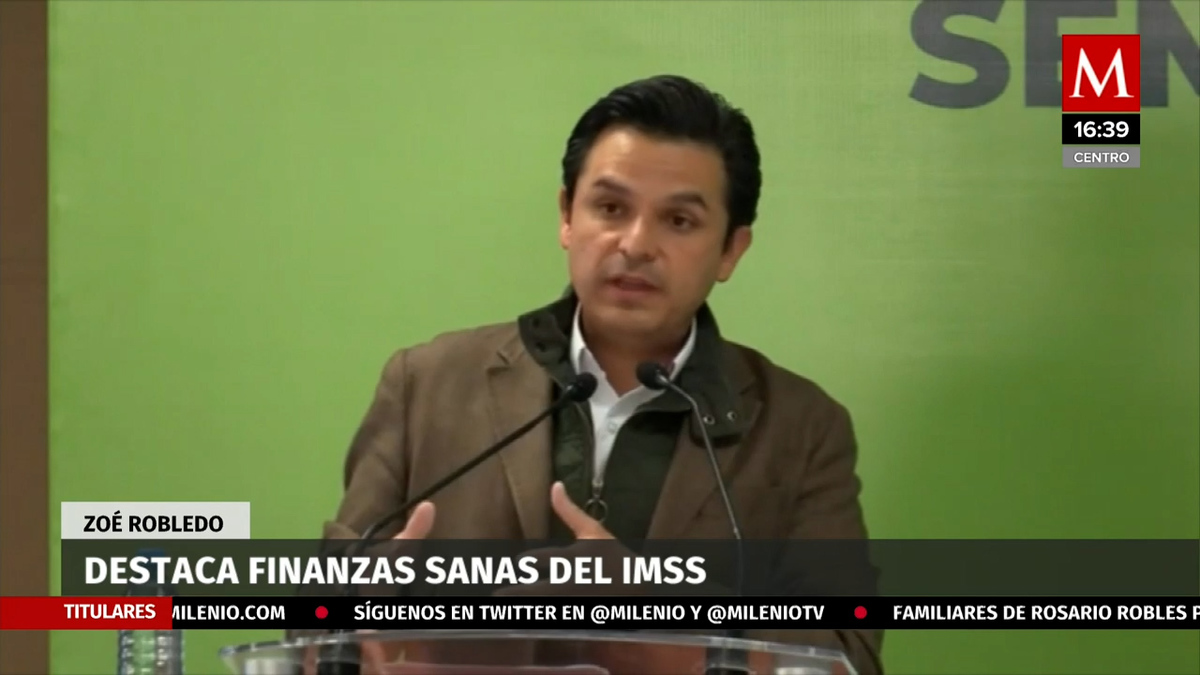 "IMSS cuenta con finanzas sanas": Zoé Robledo
