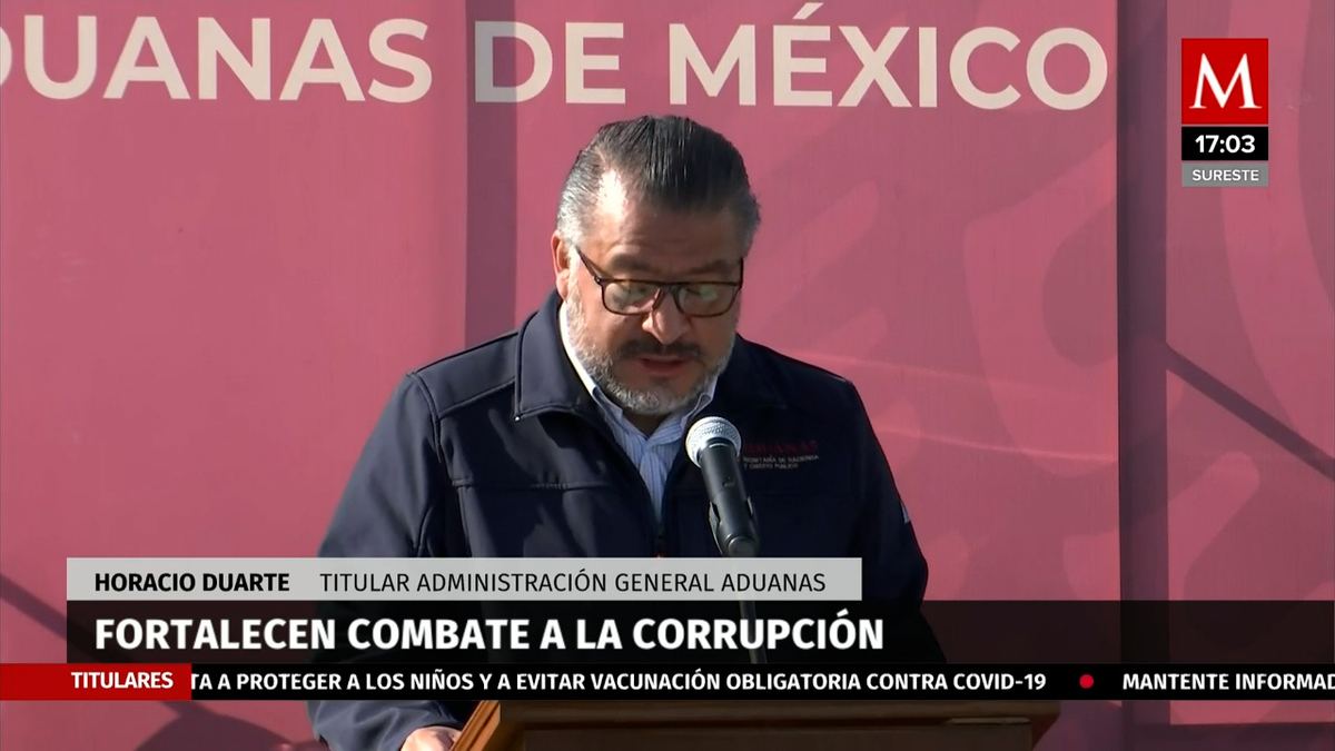 Administración General de Aduanas presenta programa de combate a la corrupción