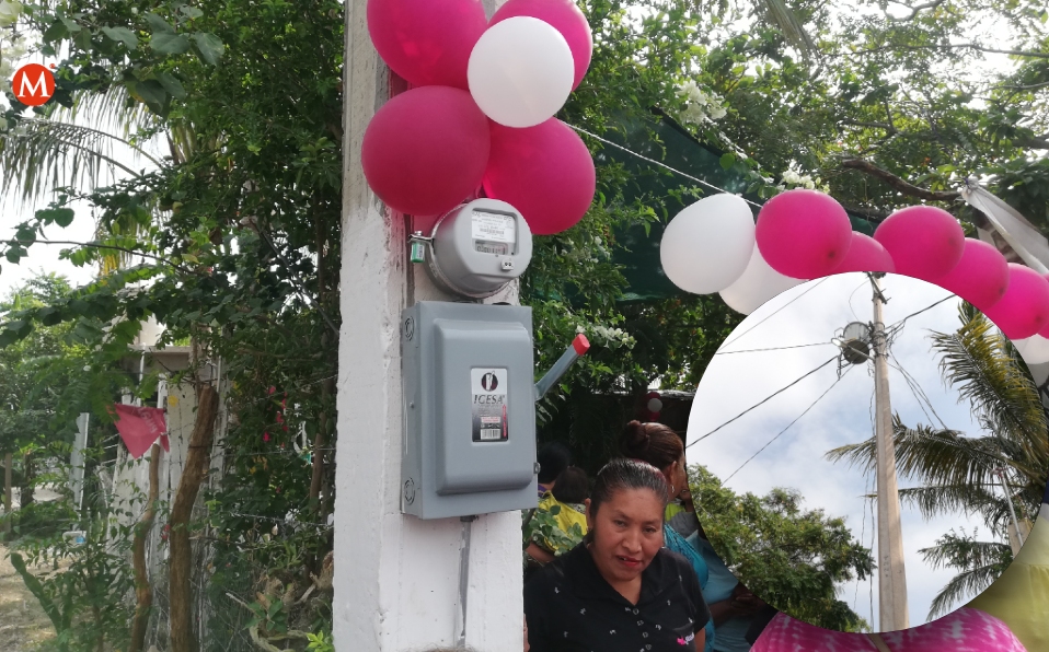 Después de 15 años ya tendrán energía eléctrica en sus hogares (Sandra Sosa)