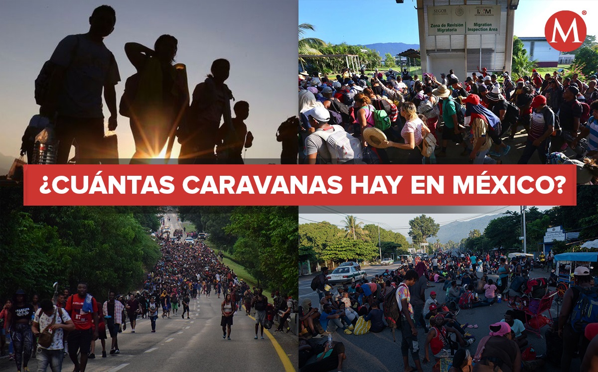 Caravanas migrantes en México. (Ariel Ojeda y Cuartoscuro)