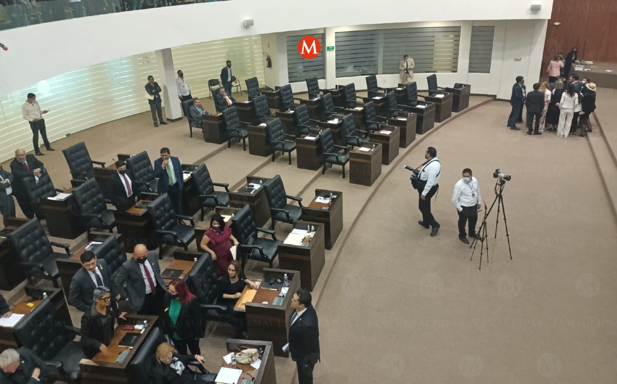 Congreso de Tamaulipas en sesión del 7 de diciembre de 2021. (Erik Saldaña)