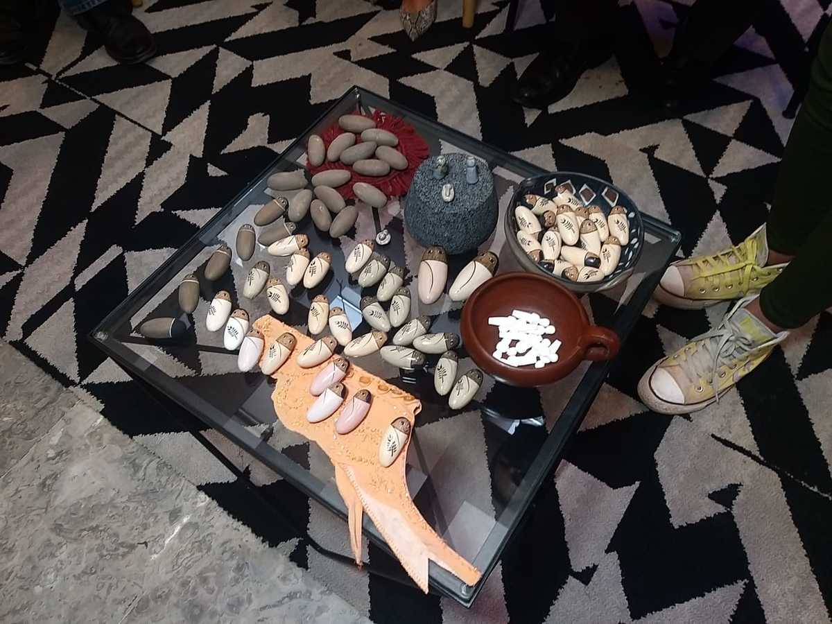 Se fabricaron un total de dos mil 100 piezas., no son tóxicas y no representan problema a la hora de la cocción. (Josefina Ruíz)