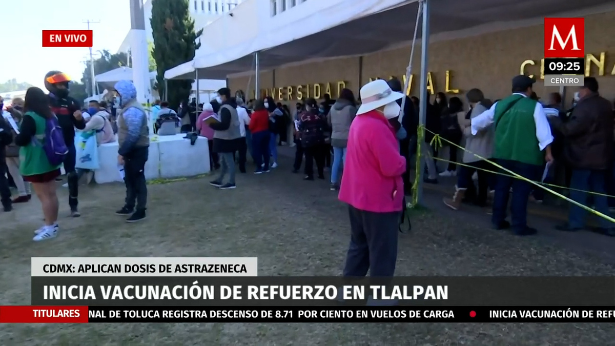 Inicia vacunación de refuerzo en Tlalpan