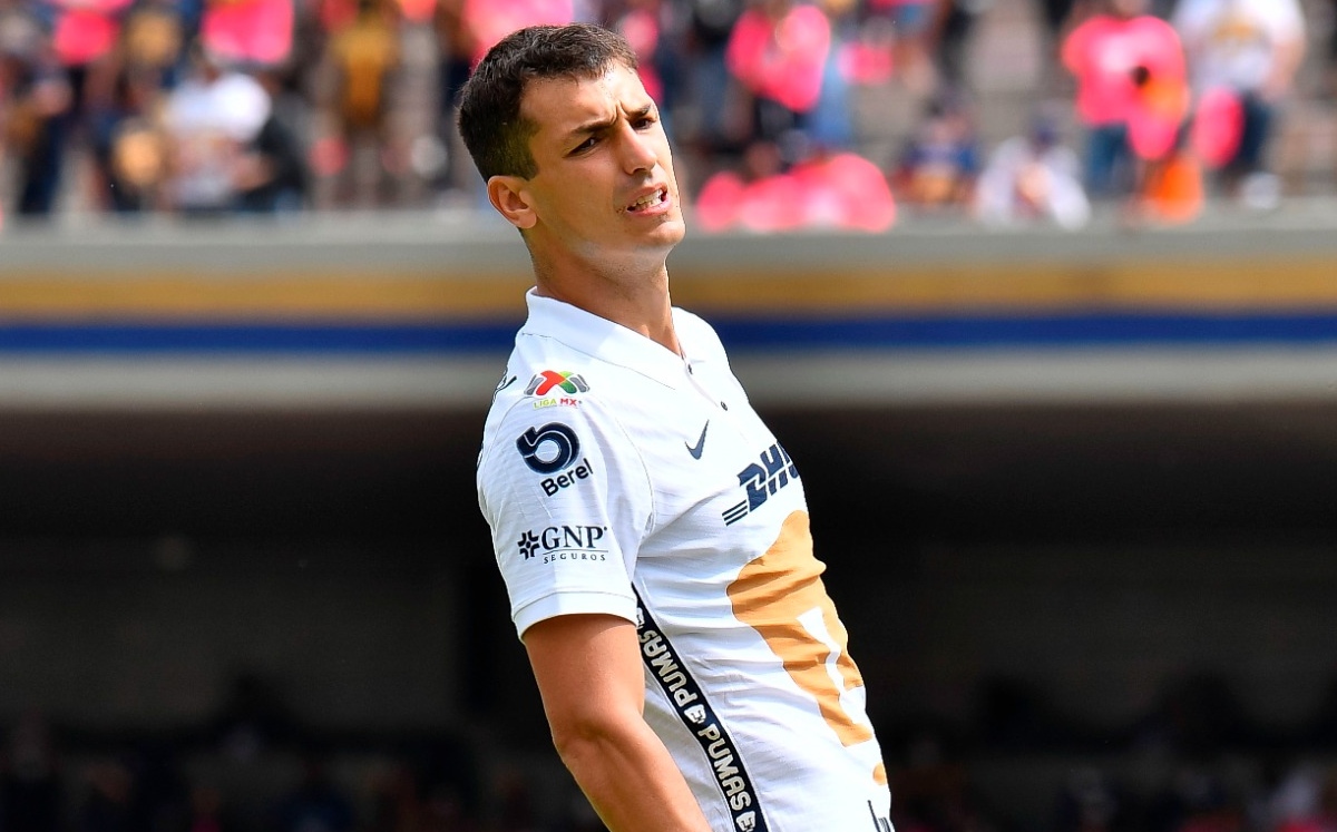 Juan Ignacio Dinenno, delantero de Pumas (Imago7)