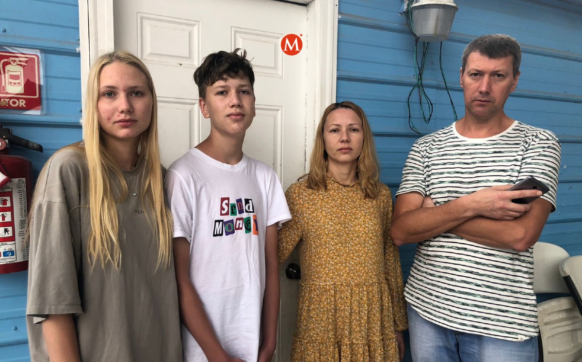Migrantes de Bielorrusia llegan a Reynosa; buscan asilo político en EU. (Carolina Garza)