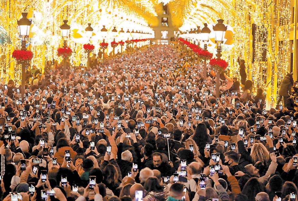 Tumultos prenavideños en España.