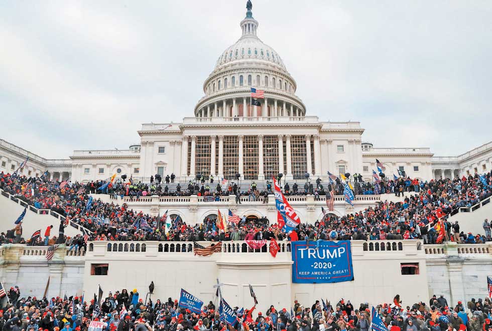 Un ataque inédito en 200 años al Capitolio.