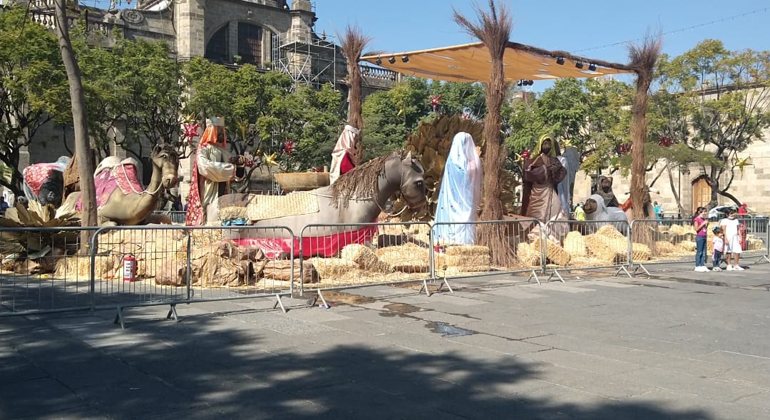El nacimiento se encuentra en Plaza Liberación. (Roberto Hurtado)