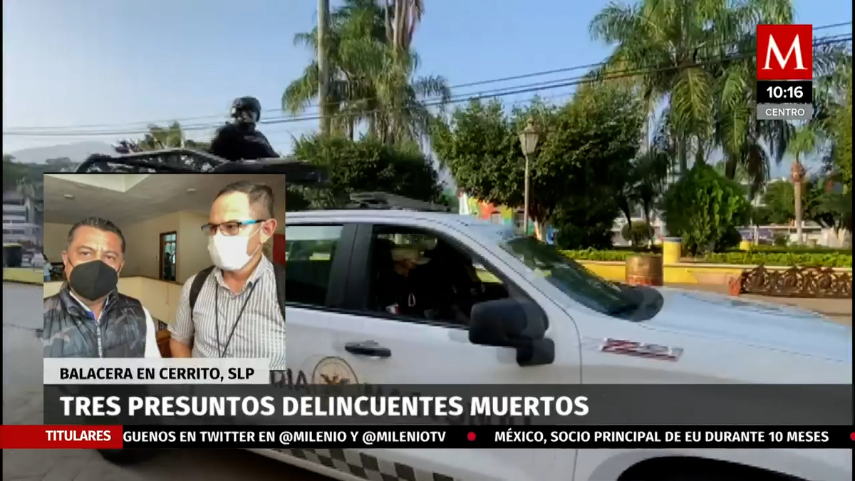 Enfrentamientos armados dejan un policía herido y tres delincuentes muertos