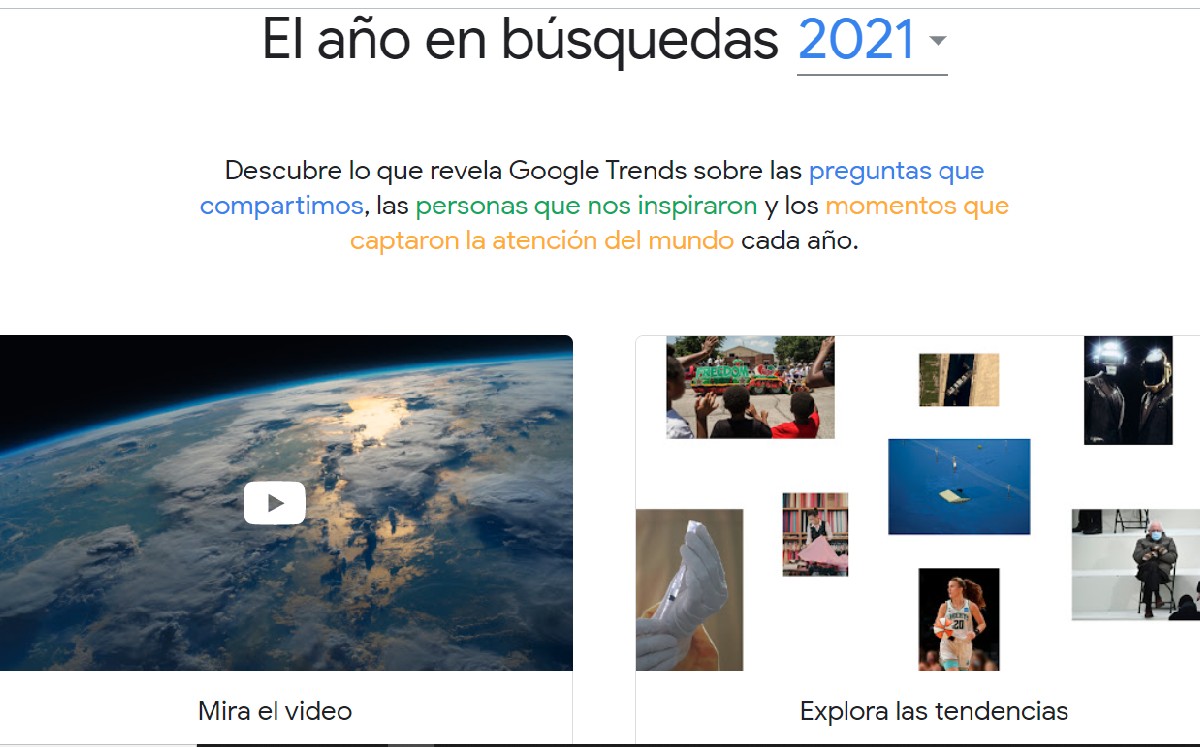 Esto fue lo más buscado en Google durante 2021 (Especial).