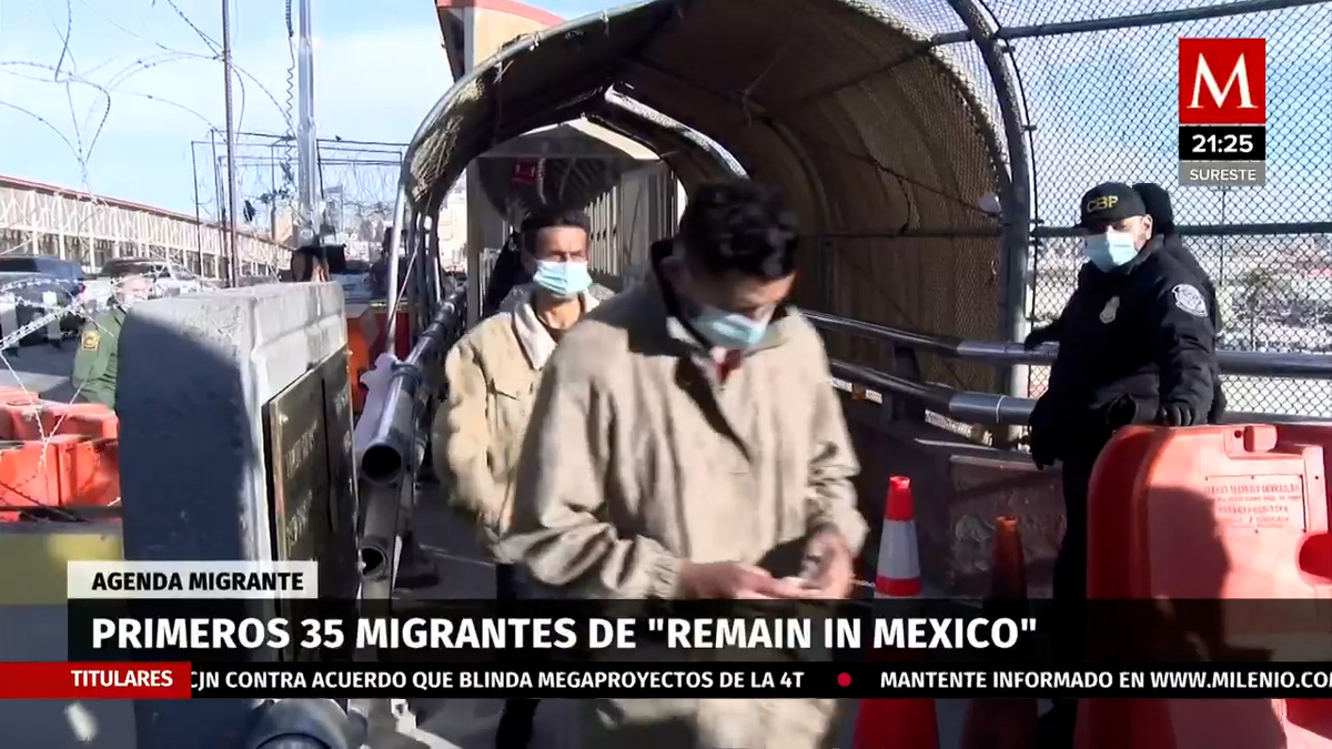 EU retorna a primeros migrantes de programa Quédate en México