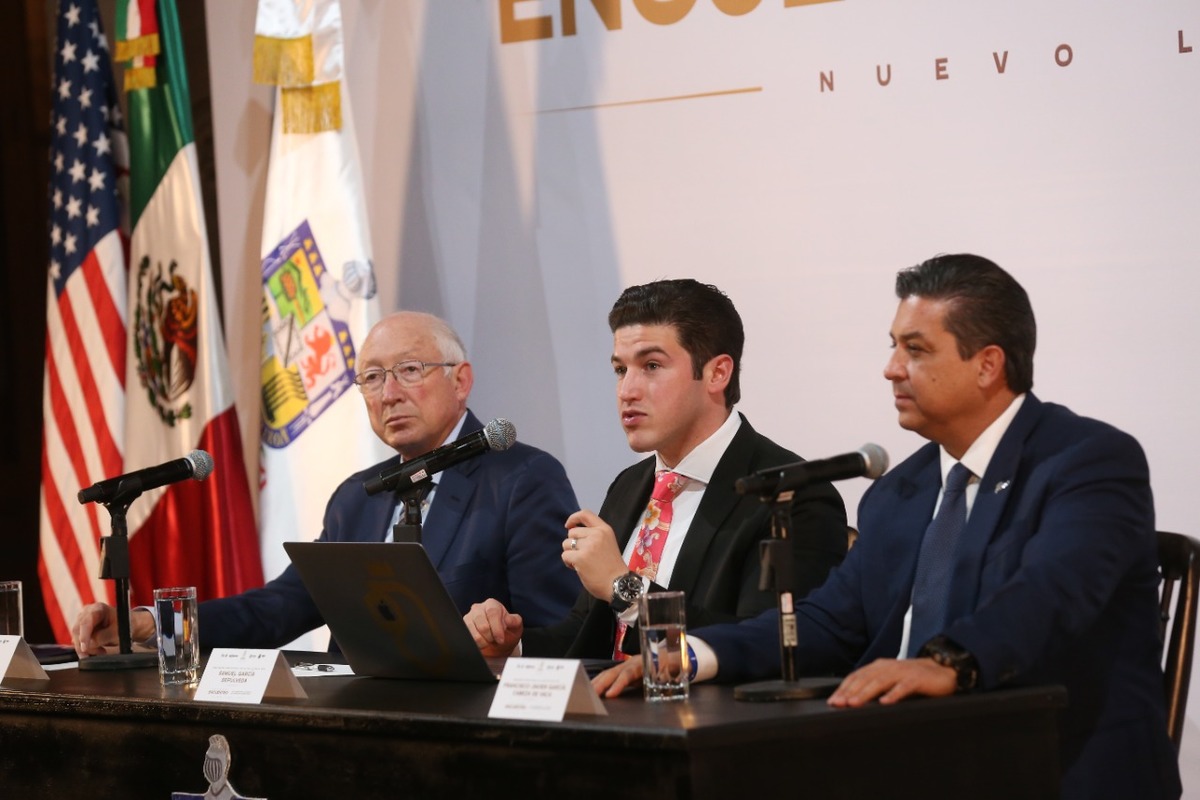 Los gobernadores del noreste se reunieron con el embajador de Estados Unidos en México. Foto: Raúl Palacios