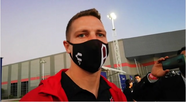Julio Furch tiene menos de un año que viste la camiseta rojinegra, pero esta listo para defenderla. (Especial)