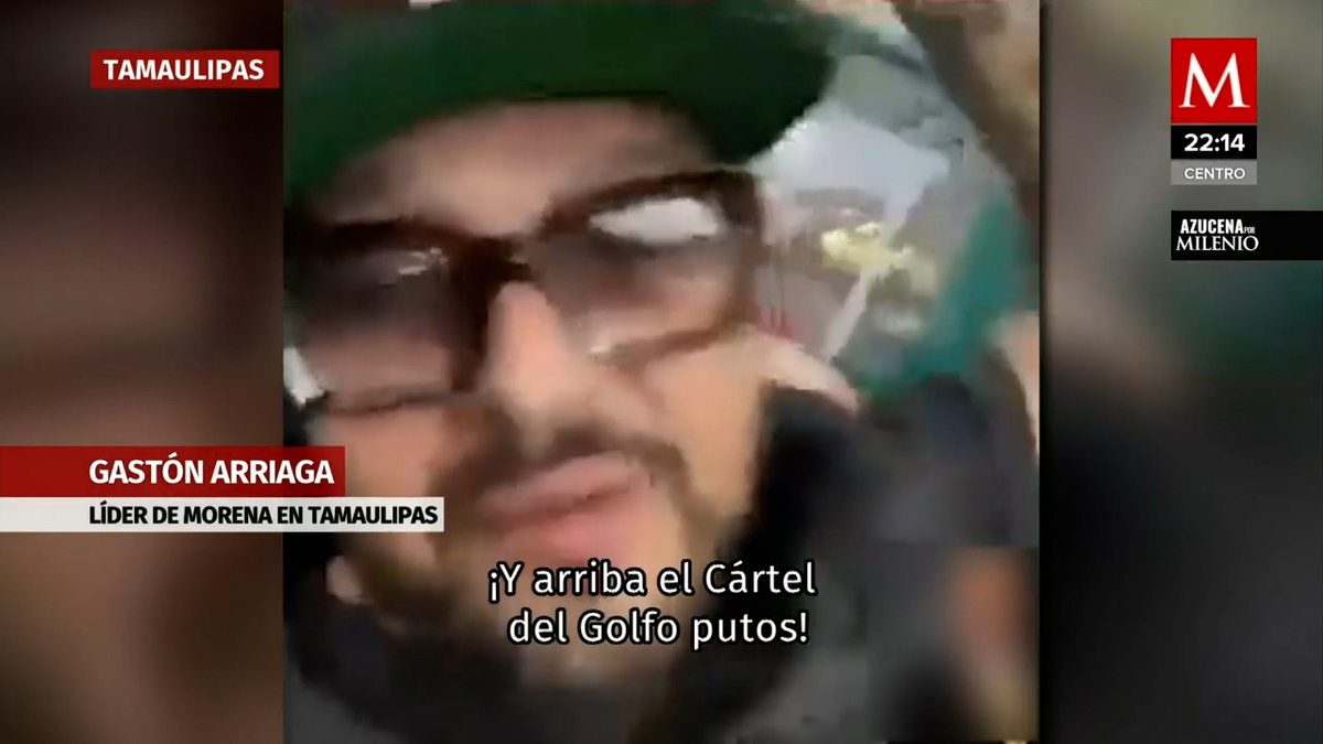 Líder de MORENA en Tamaulipas, celebró en redes sociales el poderío del Cártel del Golfo