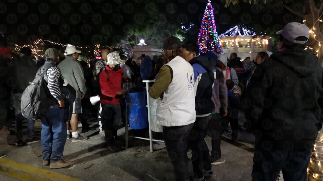 Cientos de migrantes dormirán en este lugar. (Jorge Becerril)
