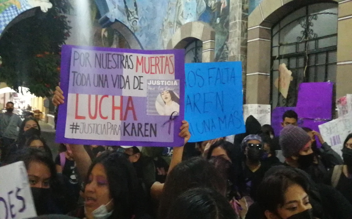 Exigen justicia por Ana Karen, joven asesinada en Puebla