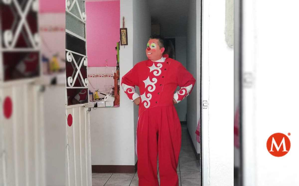 Payaso "Pelitos". (Reynaldo Gutiérrez)