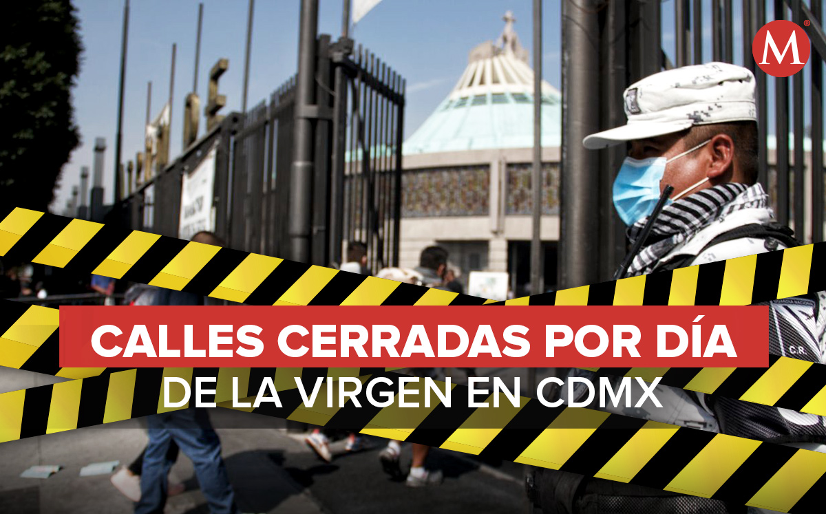 Las autoridades alertaron sobre calles cerradas en las inmediaciones de la Basílica. | MILENIO