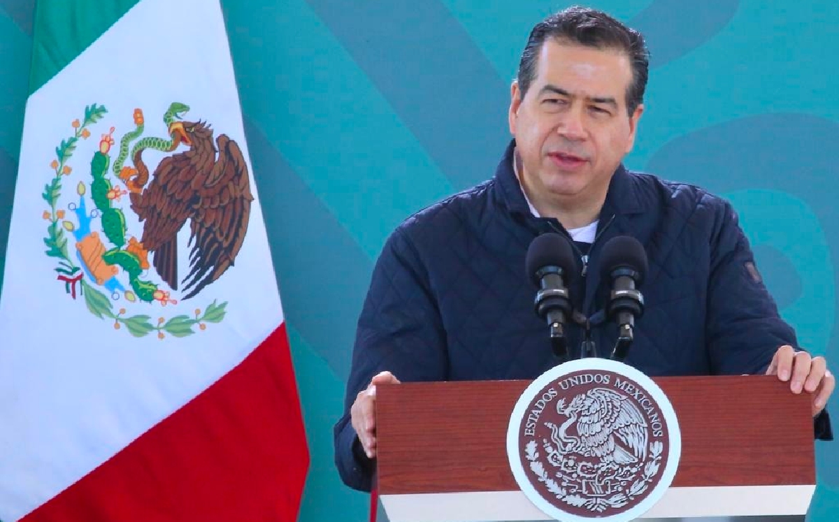 El subsecretario de Seguridad Pública, Ricardo Mejía Berdeja, en la conferencia de hoy. | Ariel Ojeda