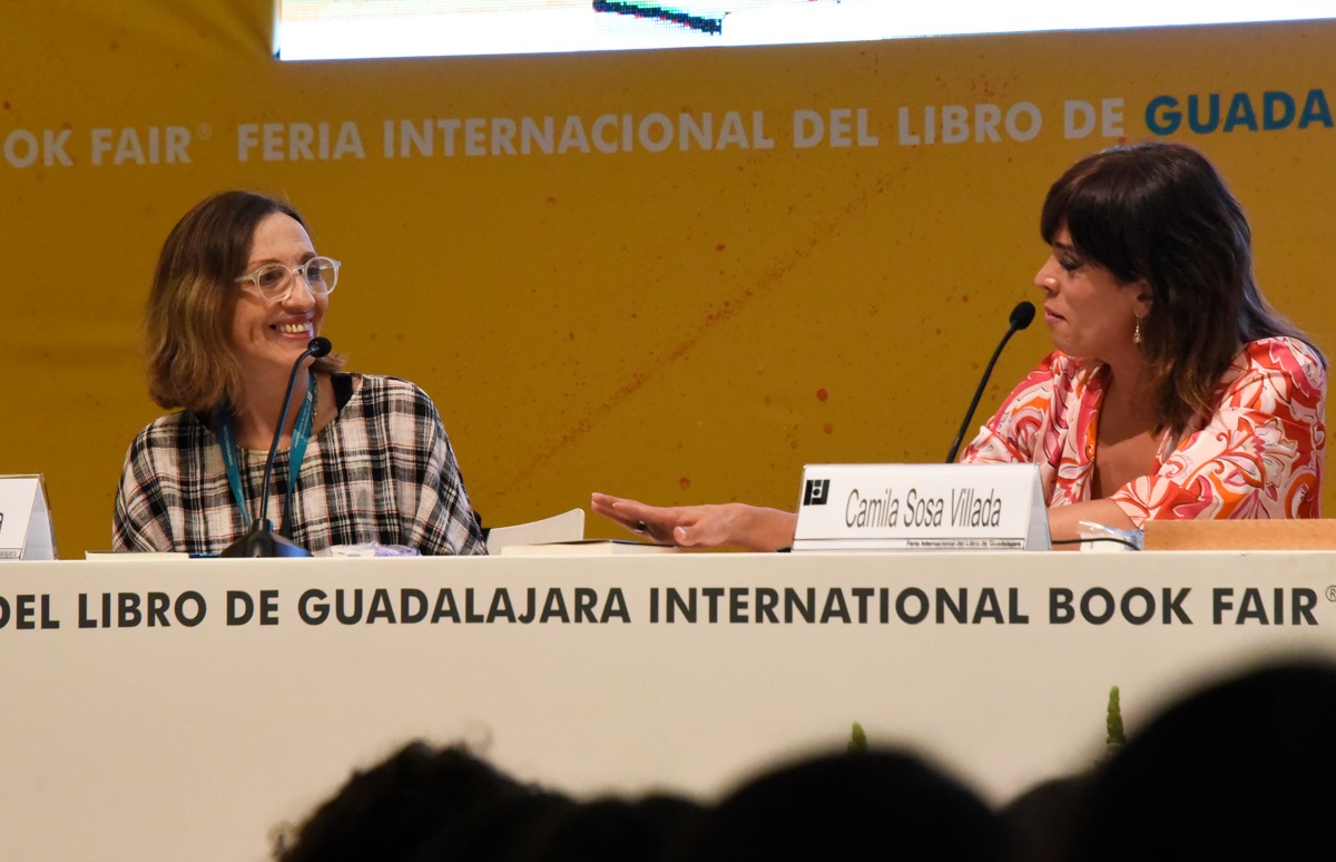 Camila Sosa Villada conversando sobre su libro Las malas. (Diana Rojas)