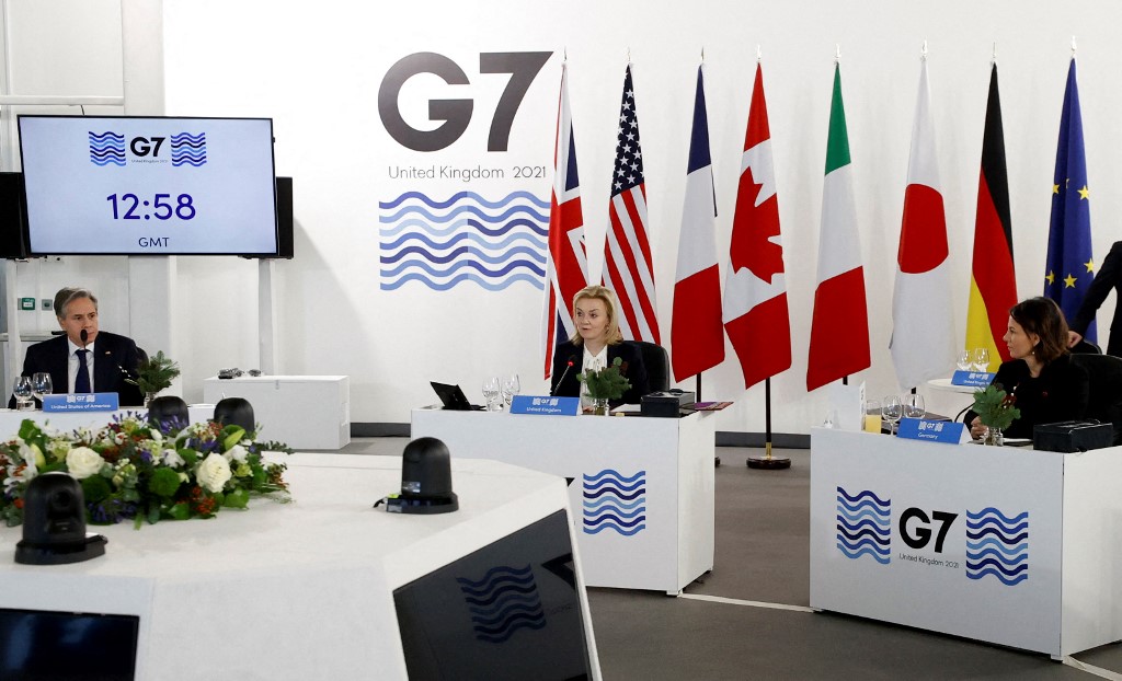 El G7 de los diplomáticos se está realizando en Liverpool, Reino Unido. (AFP)