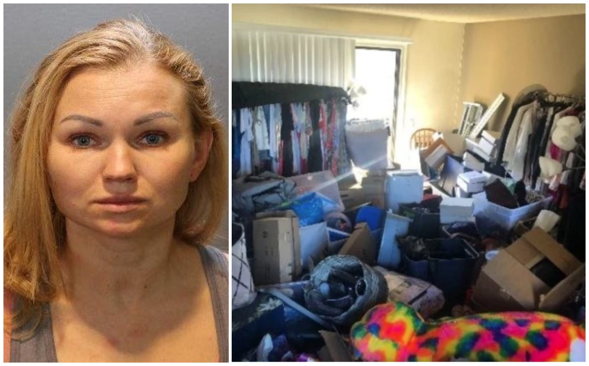 Ekaterina Zharkova fue detenida por robo a marcas de lujo en California. (Twitter)