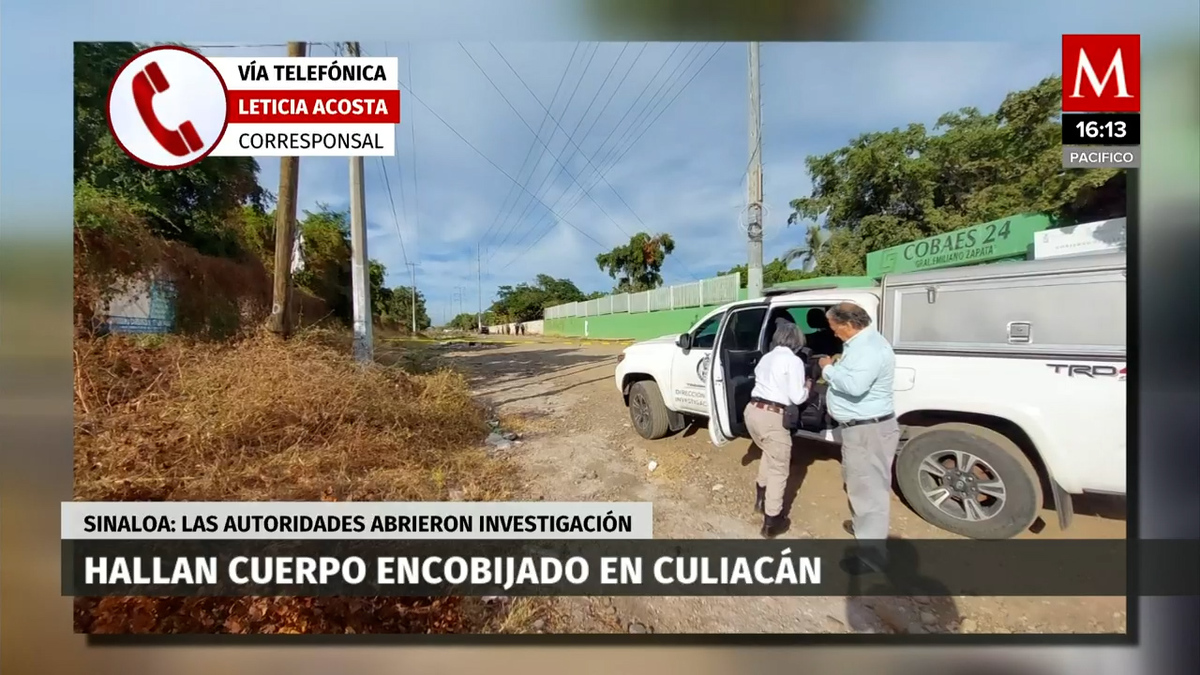 Hallan cuerpo encobijado en Culiacán