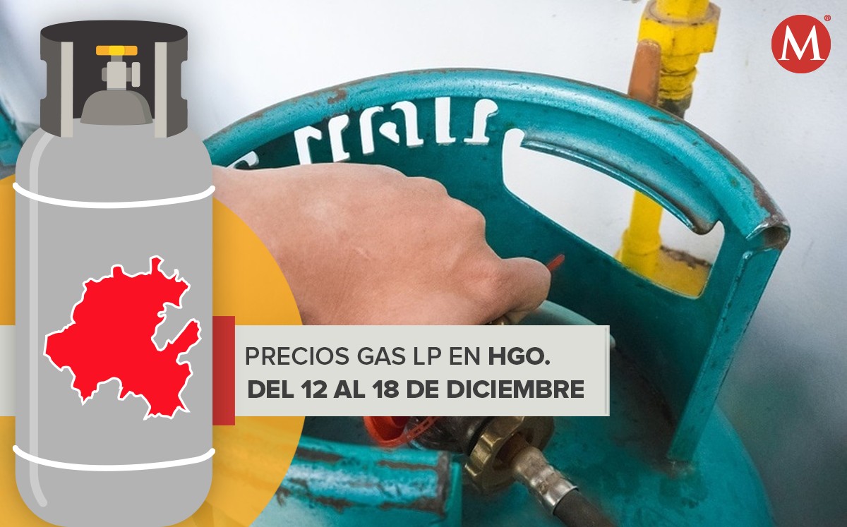 Precios del gas LP en municipios de Hidalgo. (Especial)