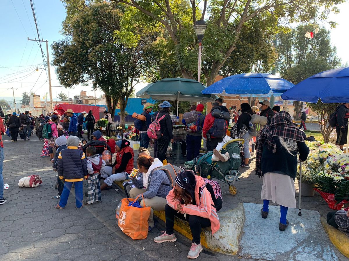 Sale caravana migrante de Puebla | David Rodríguez